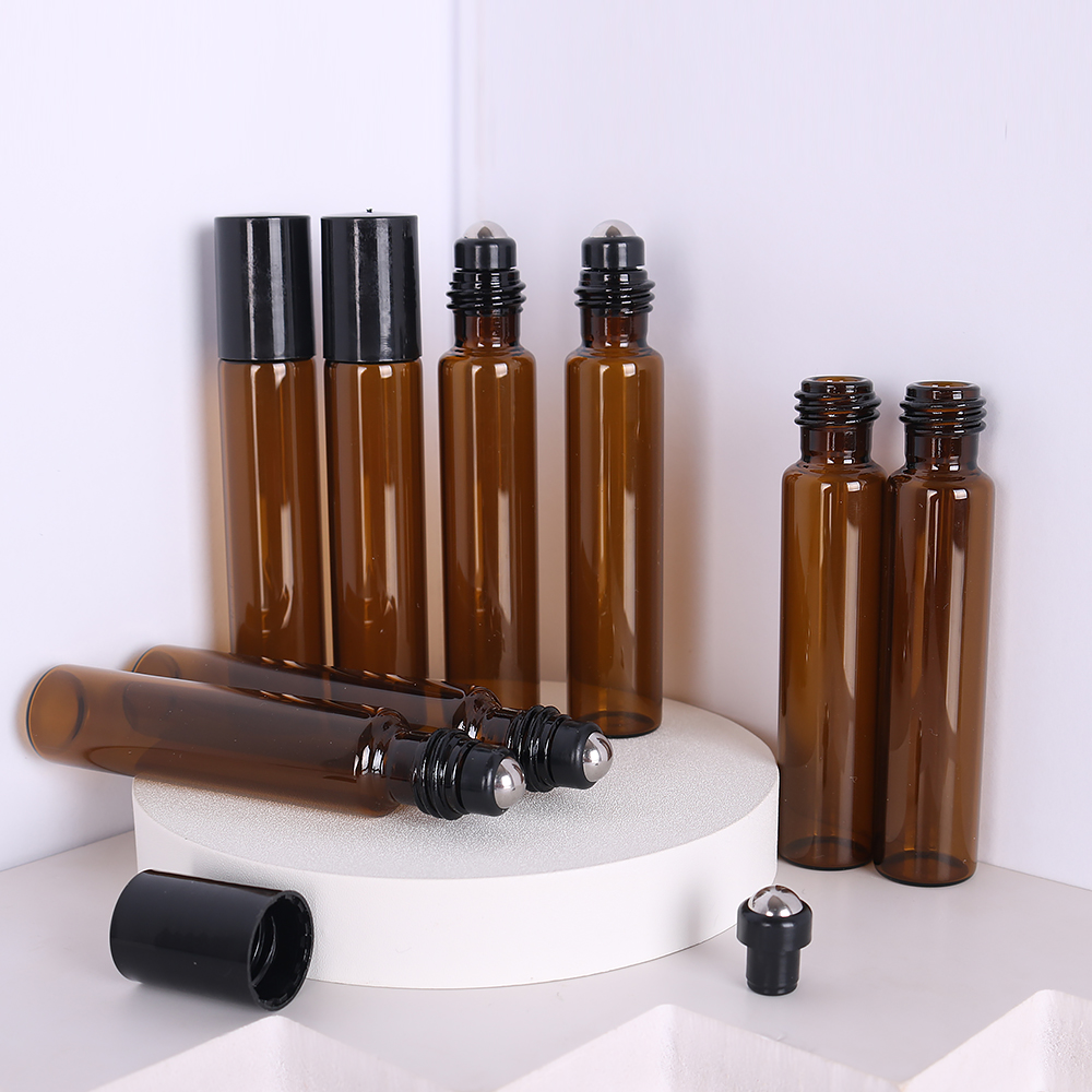 Perfume Fragrance Gallon - Tani zestaw 8 szt. 5/10ml brązowych,